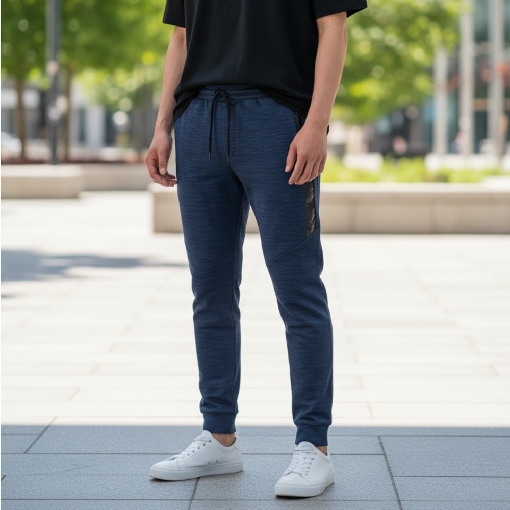 Logan & Martin Sport NYC Navy Blue Men’s Jogger Pants NWOT